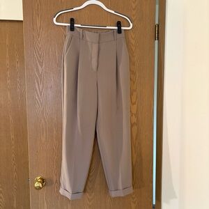 Aritzia Wilfred Beige Dashwood Trousers